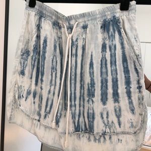 TIE DYE BLUE AND WHITE SKIRT 🤍💙